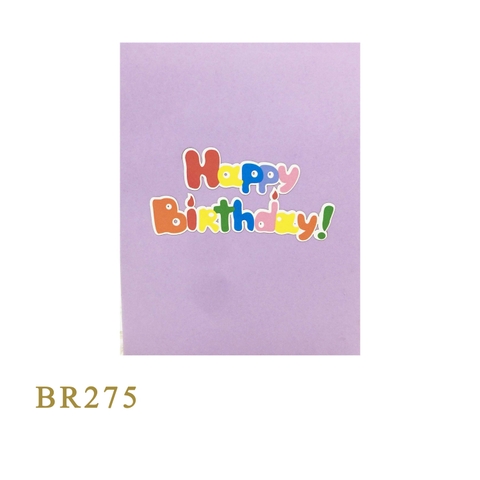 Happy Birthday Pop Up Card