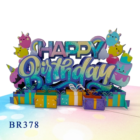 Happy Birthday Pop Up Greeting Card