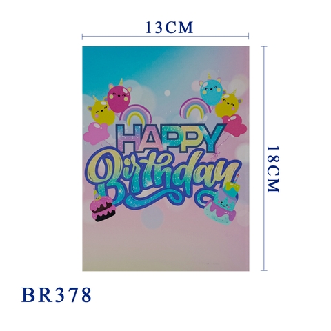 Happy Birthday Pop Up Greeting Card