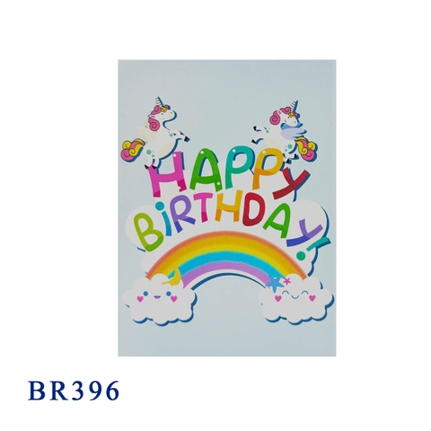 Happy Birthday Rainbow Pop Up Card