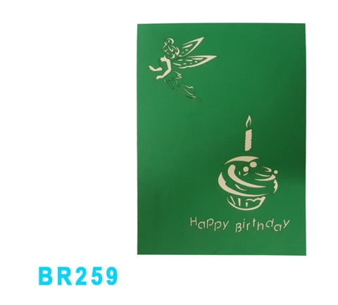 Birthday Tinkerbell Pop Up Card