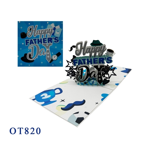 Happy Father's Day Pop Up Card