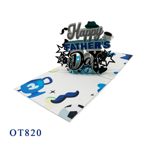 Happy Father's Day Pop Up Card