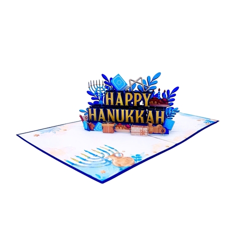 Happy Hanukkah Pop-up Card