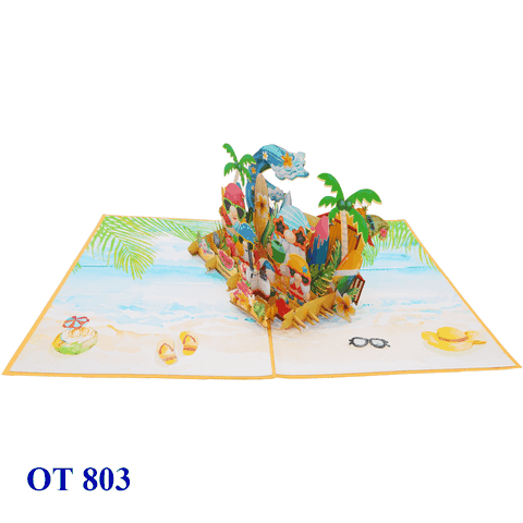 Happy Holiday Gnome Pop Up Card