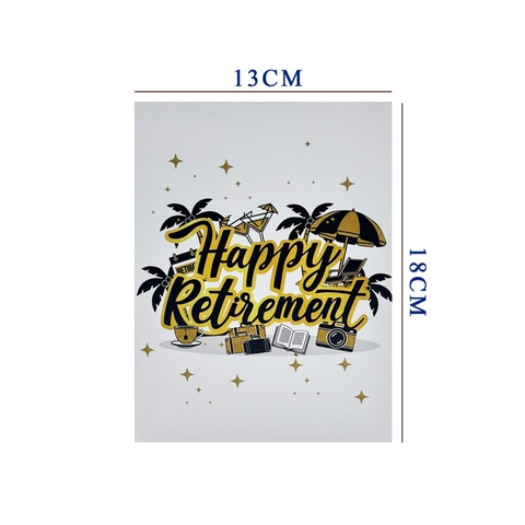 Happy Retirement Pop-up Card