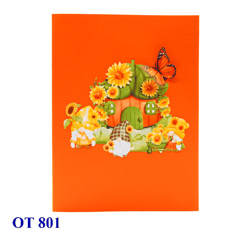 Happy Spring Gnome Pop Up Card