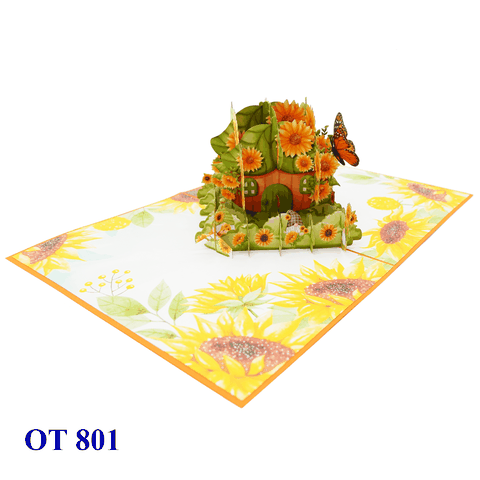 Happy Spring Gnome Pop Up Card