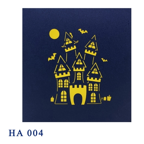 Haunted House Halloween Pop Up Card