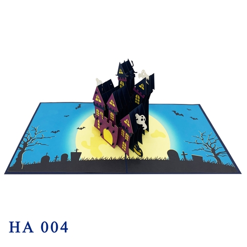 Haunted House Halloween Pop Up Card