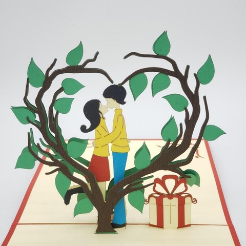 Love Tree Pop Up Card 4