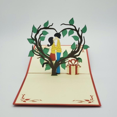Love Tree Pop Up Card 4