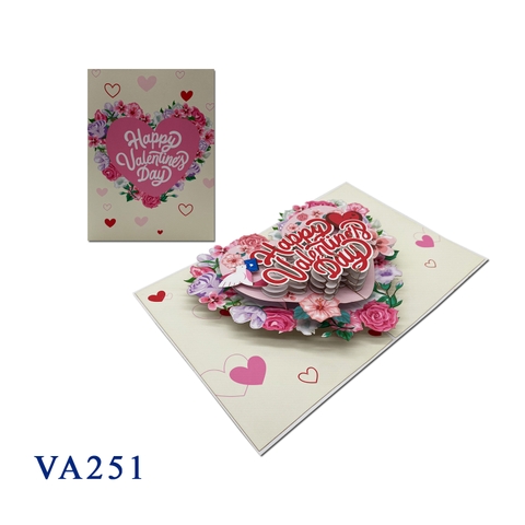 Heart Valentine Pop Up Card