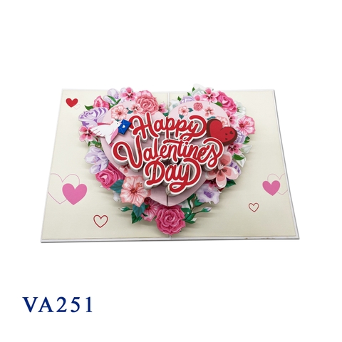 Heart Valentine Pop Up Card