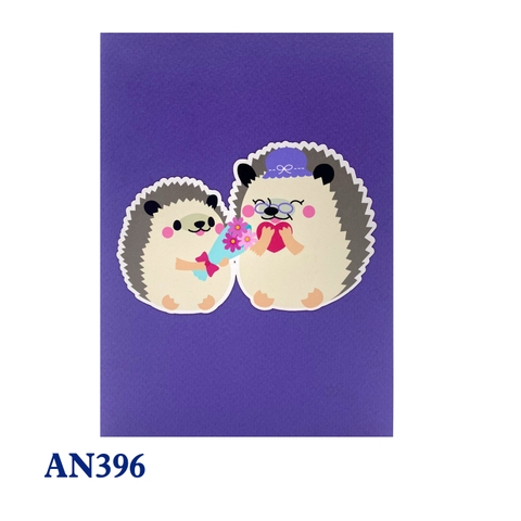 Hedgehogs Pop Up Card