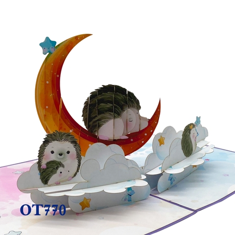 Hedgehog Pop Up Card