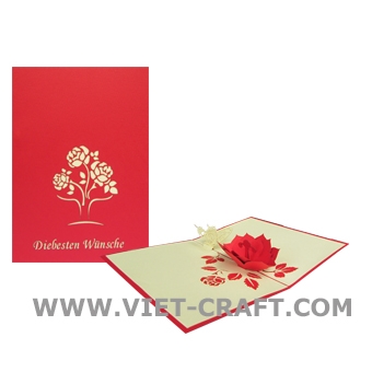 Butterfly And Flower Pop Up Card