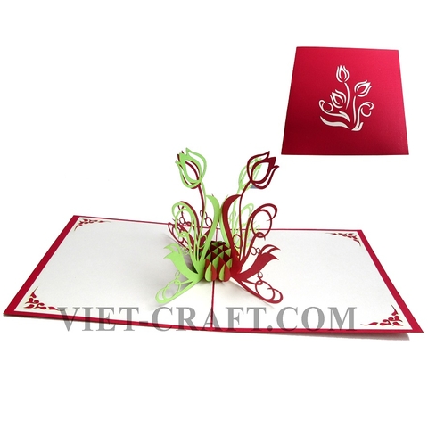 Tulip Pop Up Card