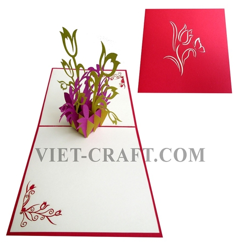 Tulip Pop Up Card