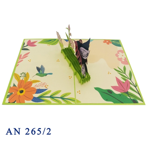 Humming Bird Pop Up Card