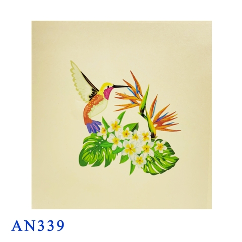 Humming Bird Pop Up Card
