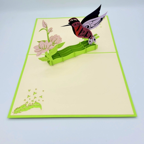 Humming Bird Pop Up Card