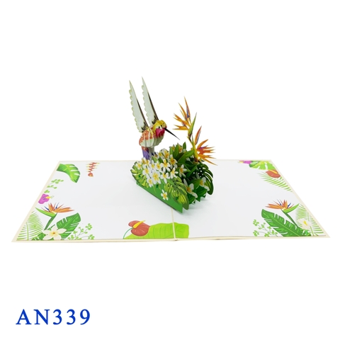 Humming Bird Pop Up Card