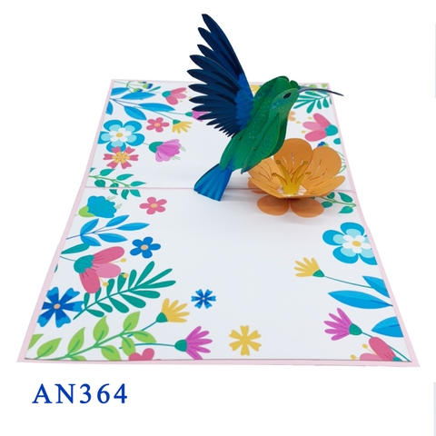 Humming Bird Pop Up Card