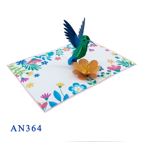 Humming Bird Pop Up Card