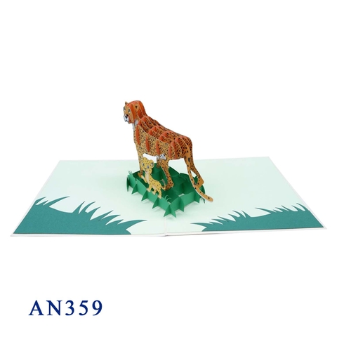 Jaguar Pop Up Card