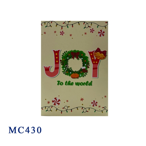 Christmas Joy Holiday Pop Up Card