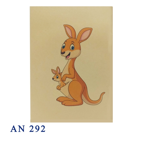 Kangaroo Pop Up Card