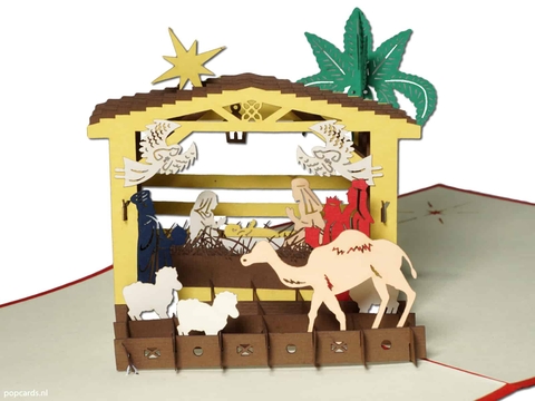Nativity Pop Up Card
