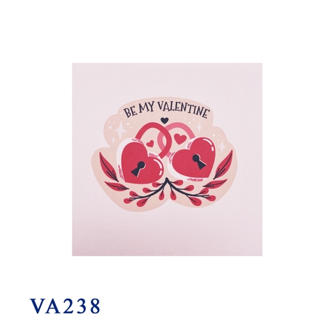 Key Heart Pop Up Card