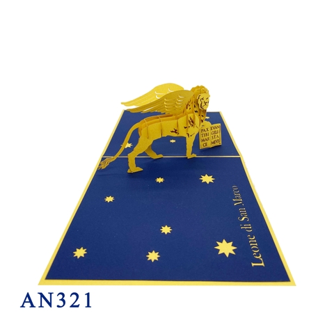 Leone di San Marco Pop Up Card