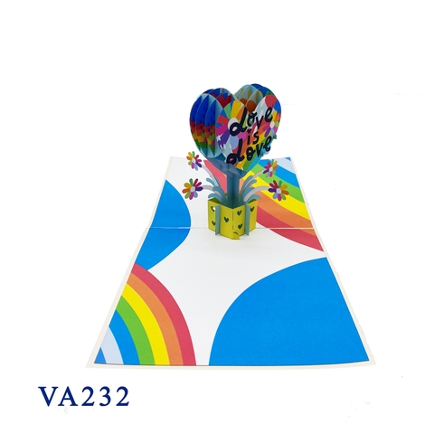 Love Is Love Pop Up Card