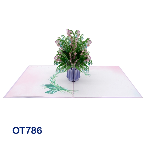Lily Of The Vally Pop Up Card