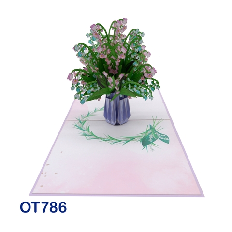 Lily Of The Vally Pop Up Card