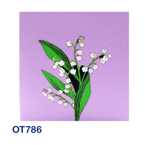 Lily Of The Vally Pop Up Card