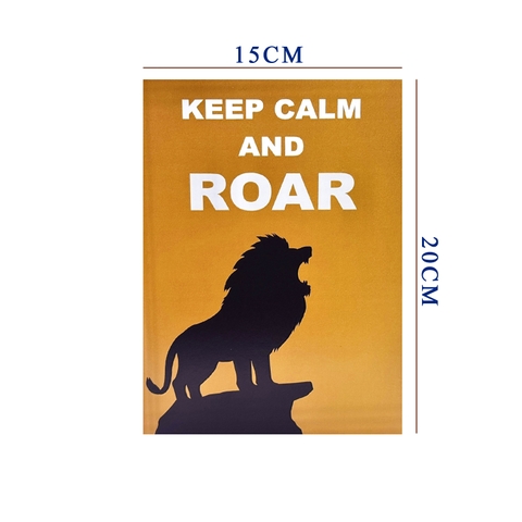 Keep Calm and Roar Pop-up Card