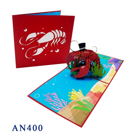 Lobster Pop Up Card