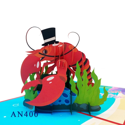 Lobster Pop Up Card