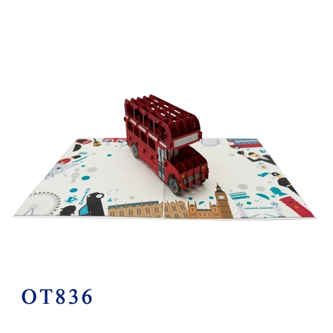 London Bus Pop Up Card