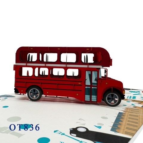 London Bus Pop Up Card