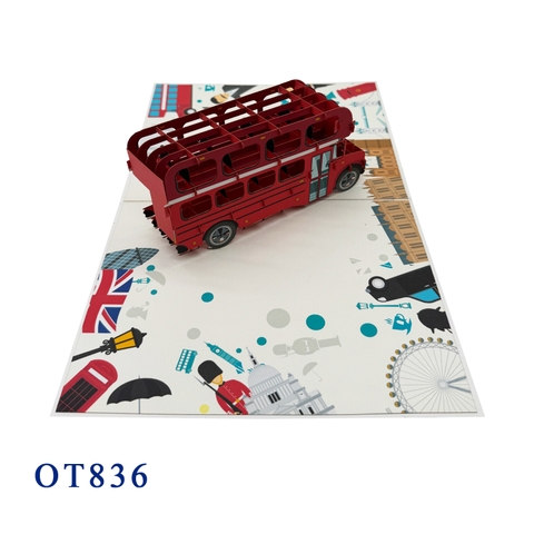 London Bus Pop Up Card