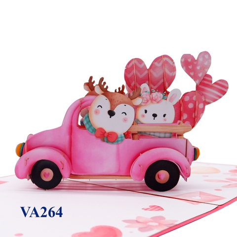 Love Car Pop Up Card