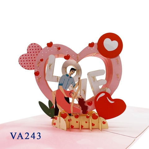 Love Couple Pop Up Card
