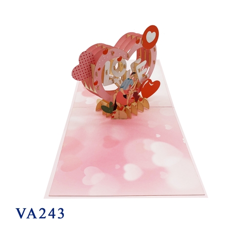 Love Couple Pop Up Card