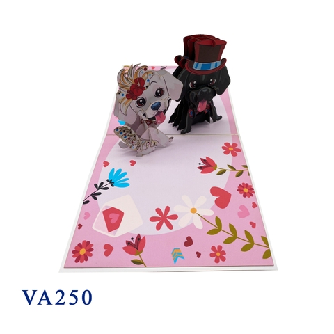 Love Dog Pop Up Card