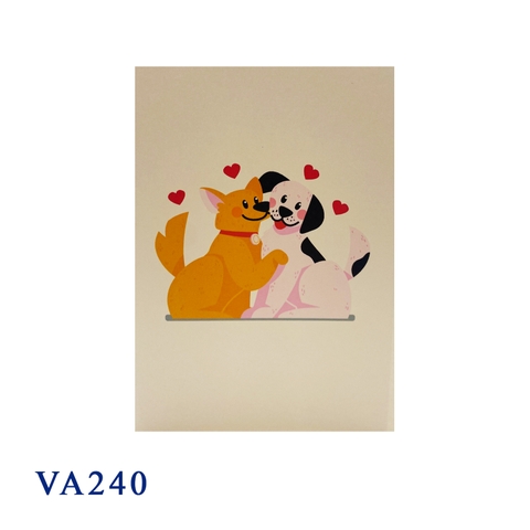 Love Dogs Pop Up Card